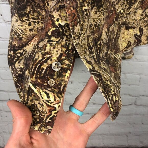 Wrangler CamoDog Camouflage Short Sleeve Top Men's Sz Medium - Picture 6 of 8